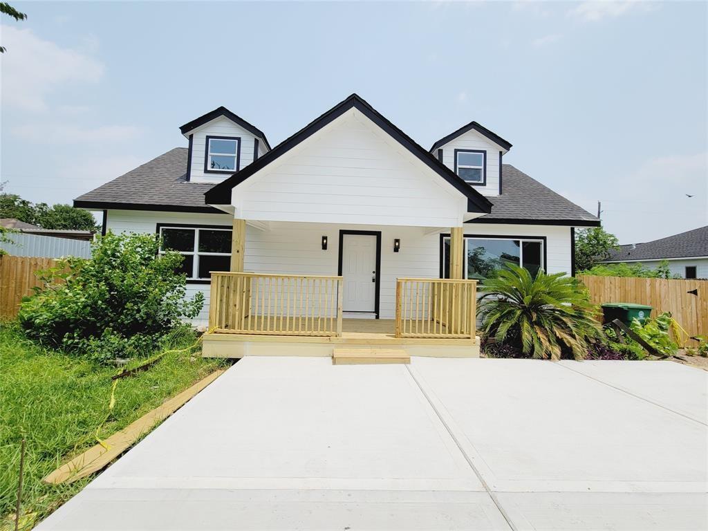 a front view of a house with a porch