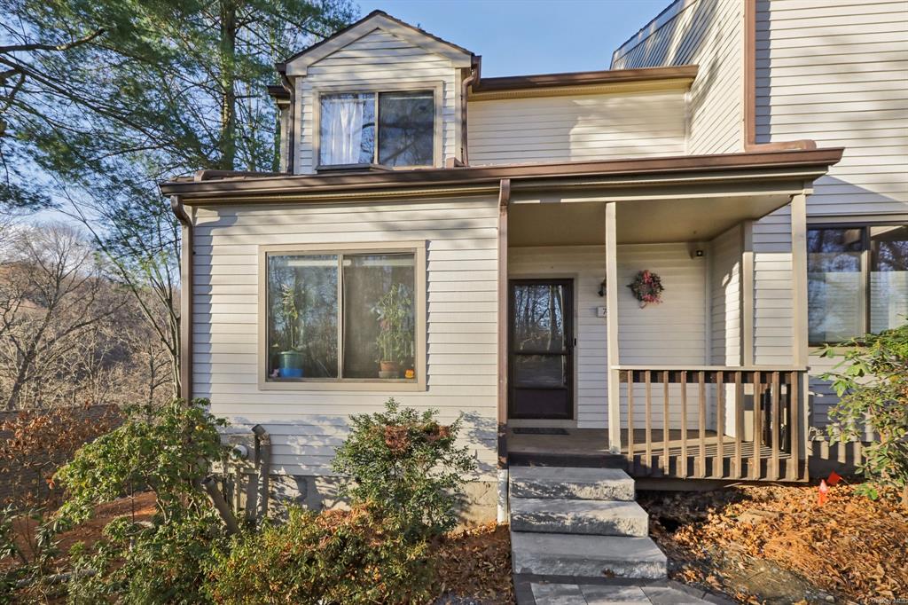 View of front of home with a porch