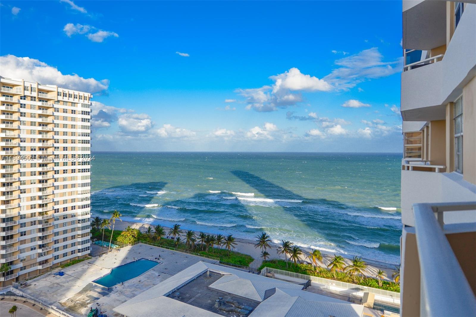 a view of ocean view with beach