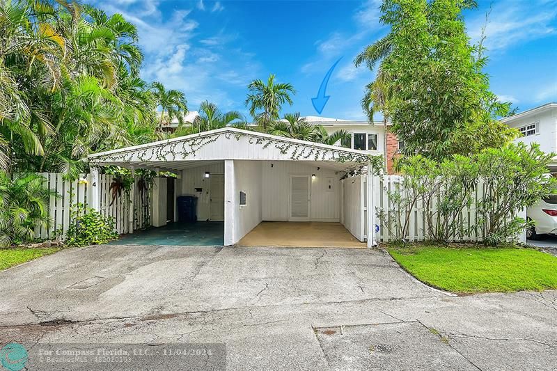 Welcome Home. Your carport with storage.