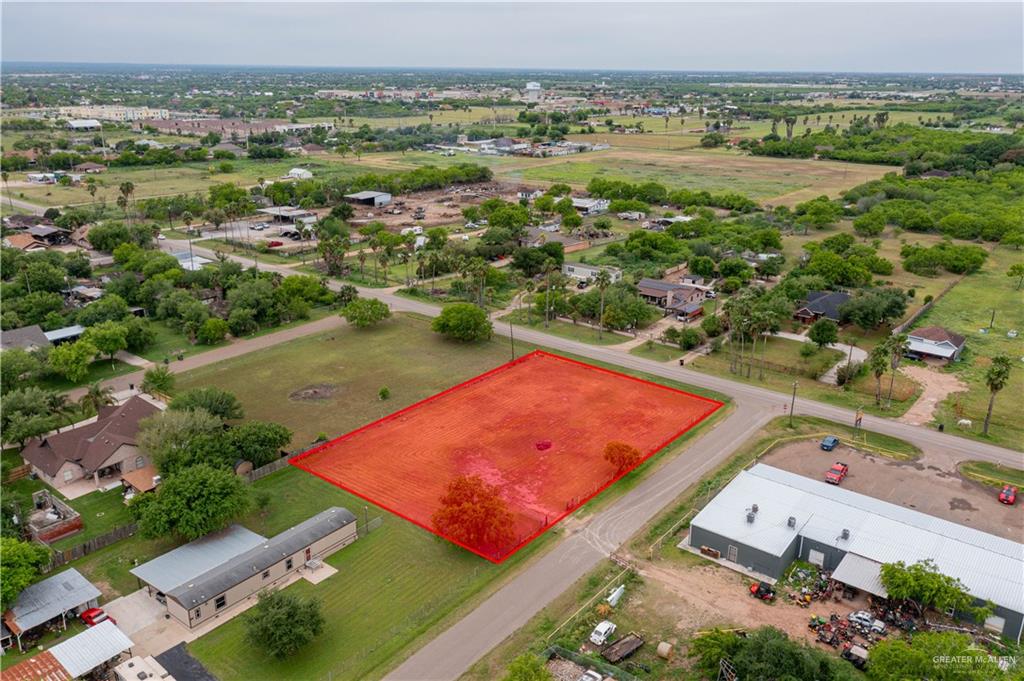 an aerial view of tennis court