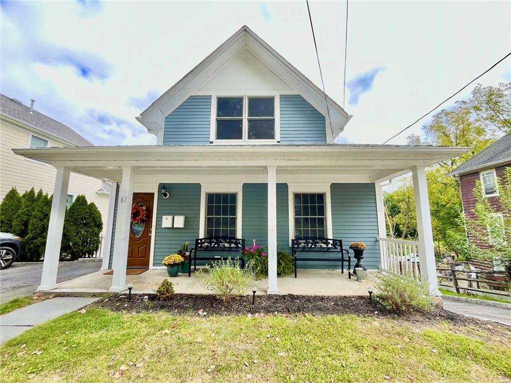 Village living at its best! A covered front porch to enjoy all year round