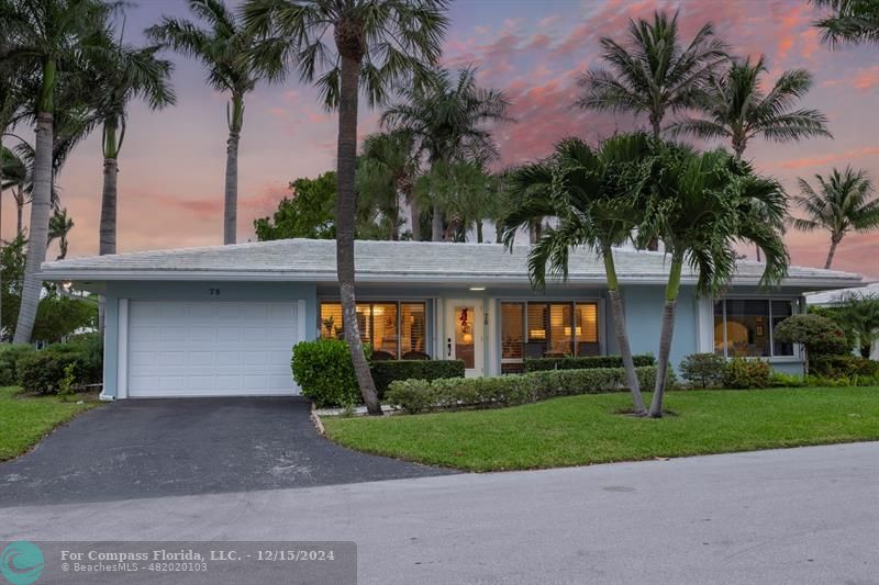 Gated community, with beach amenities waterview home