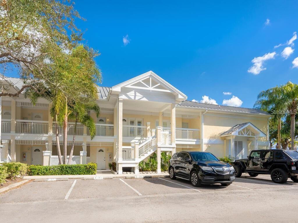 a car parked in front of a house