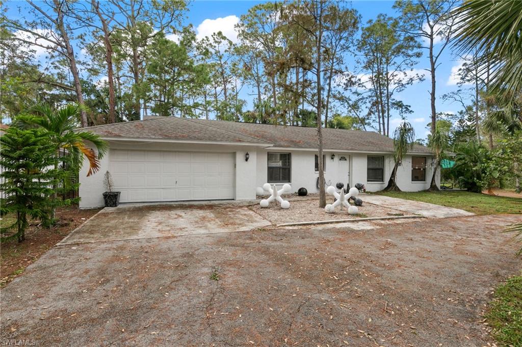 a front view of a house with patio