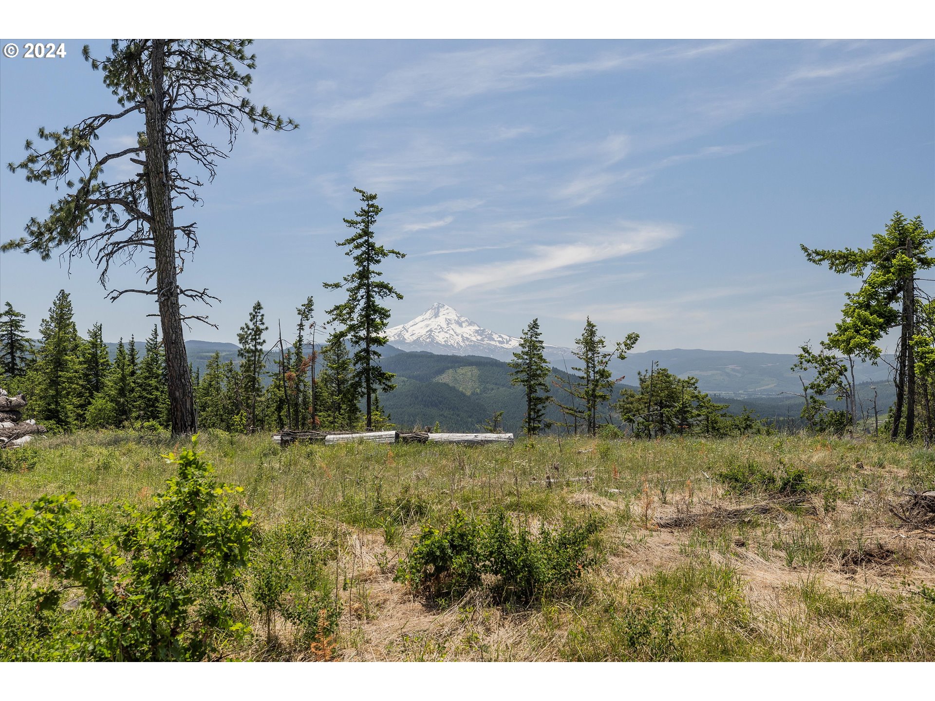 a view of outdoor space with mountain view