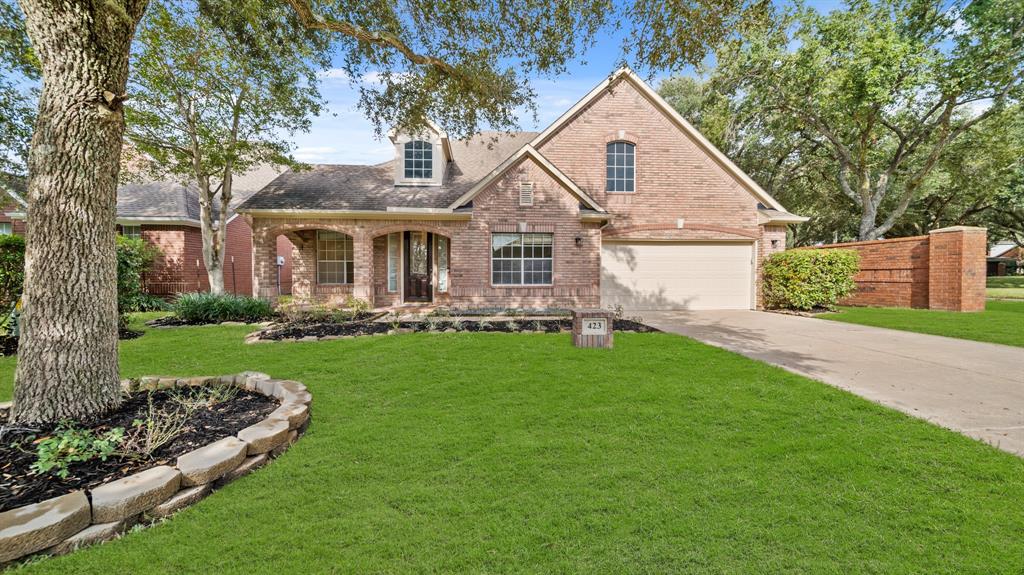 Beautiful brick Elevation on the corner lot