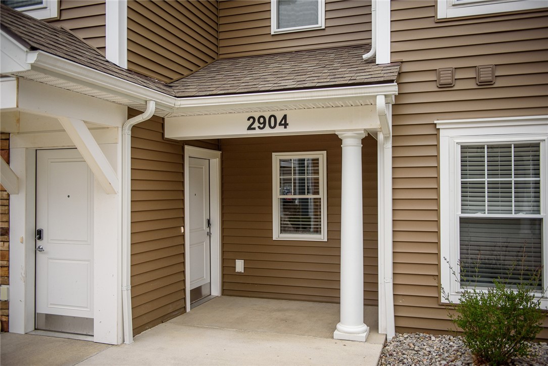 Typical Exterior Apartment Home Front Entrance at