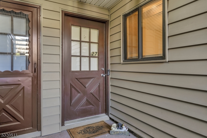 a view of front door