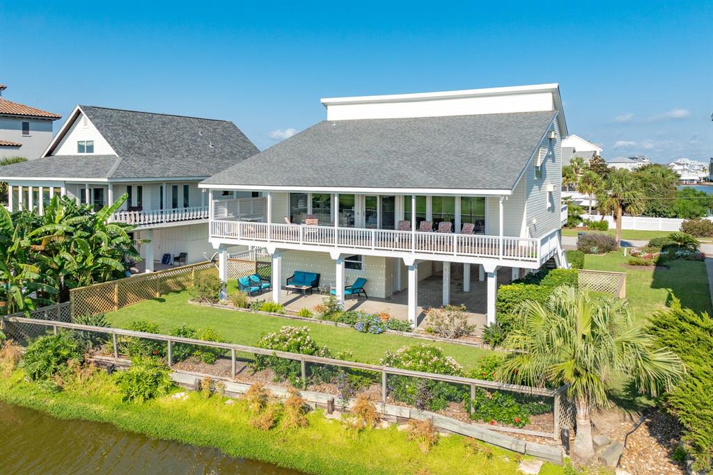 front view of a house with a swimming pool