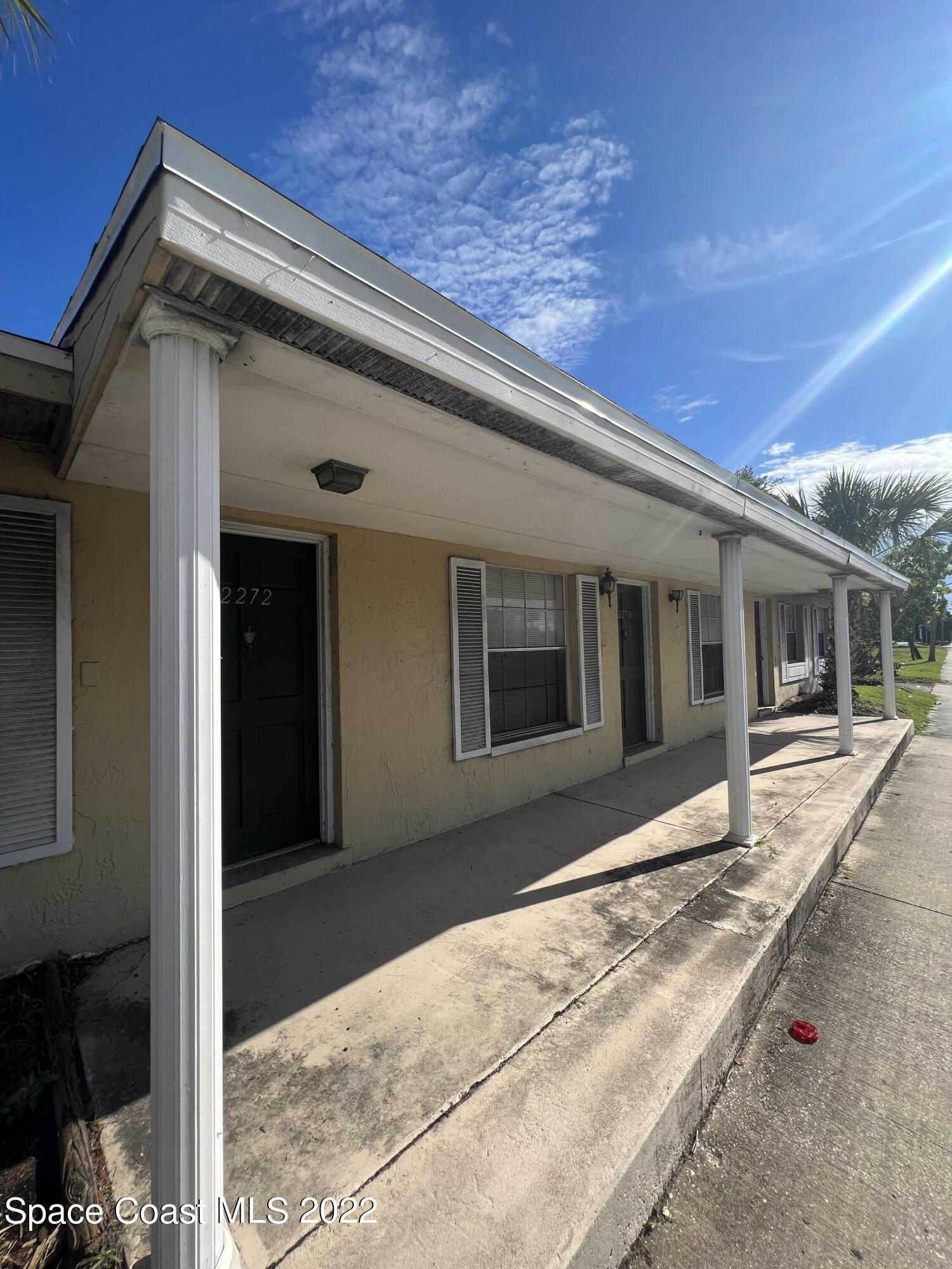 a front view of house