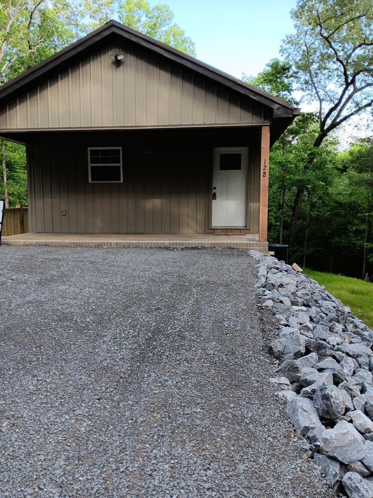 a house with a outdoor space