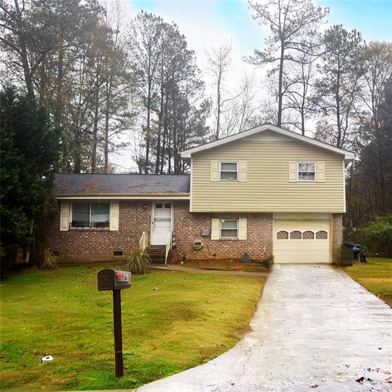 a front view of a house with swimming pool