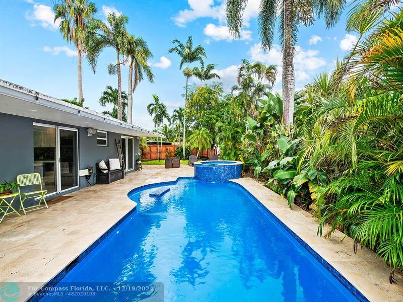 a view of a house with swimming pool