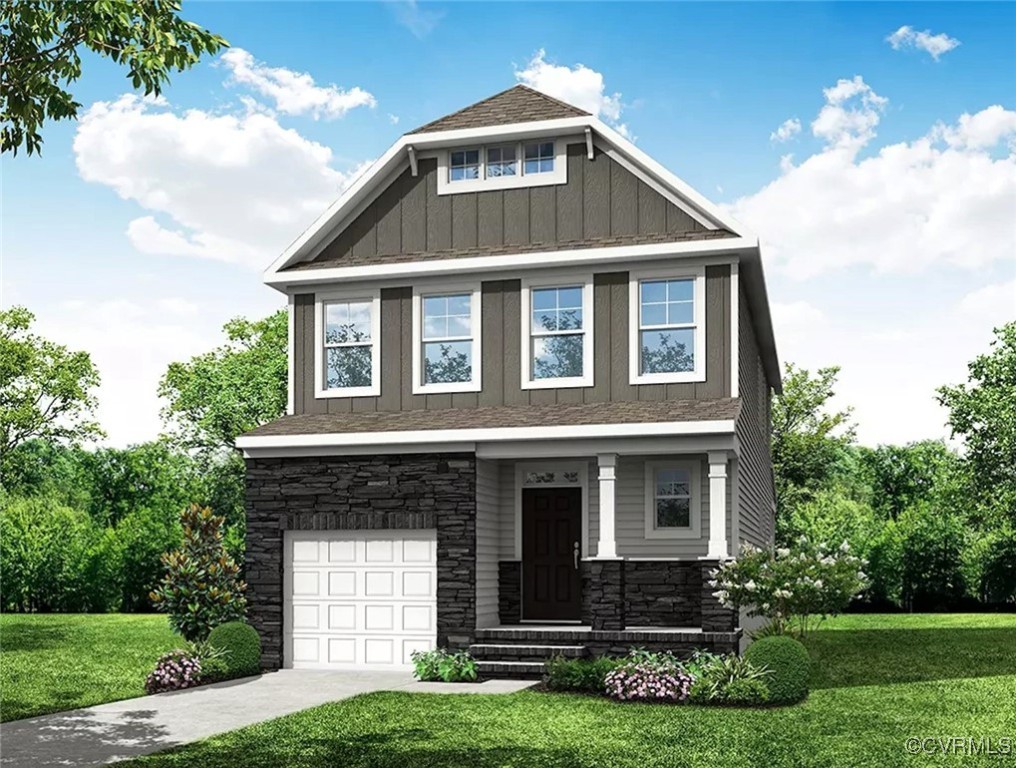 The Patterson features 3 bedrooms, 2.5 baths and a