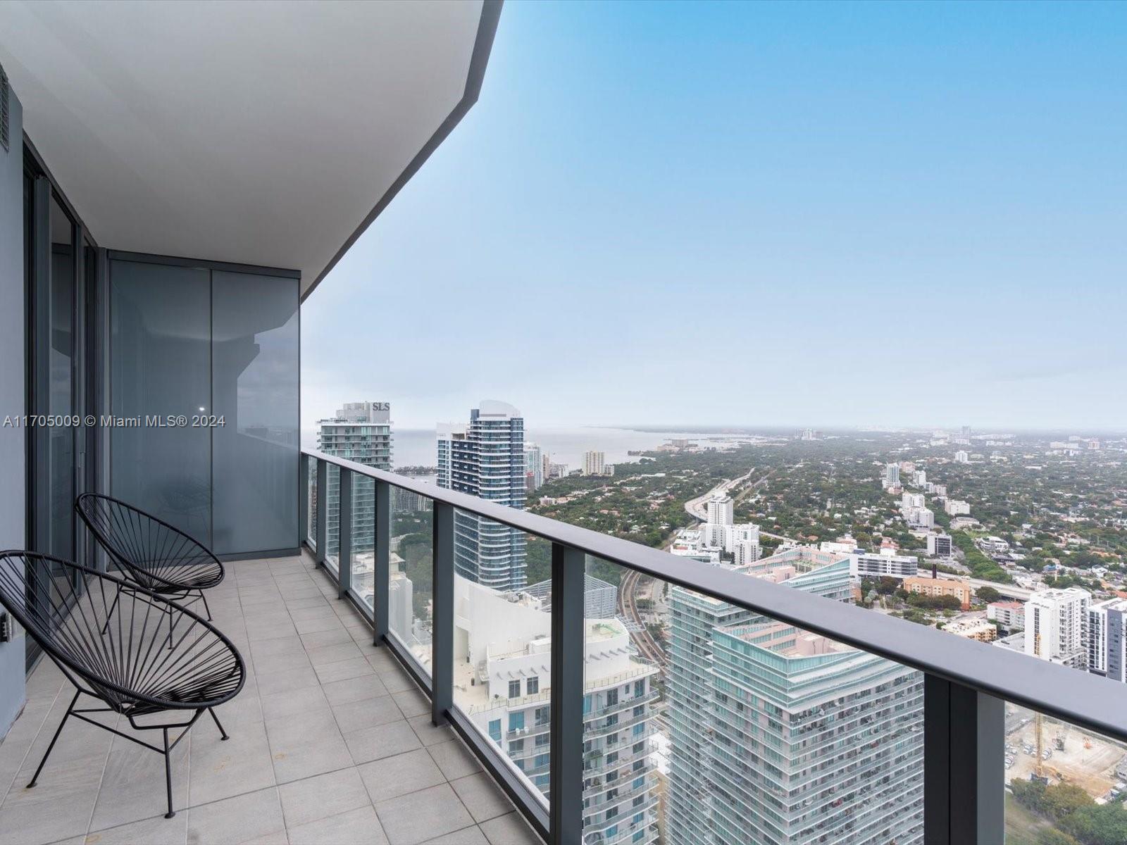 a view of city from balcony