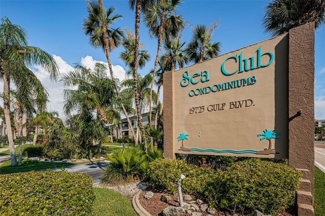 $605,000 | 19725 Gulf Boulevard, Unit 46 | Indian Rock South Shore