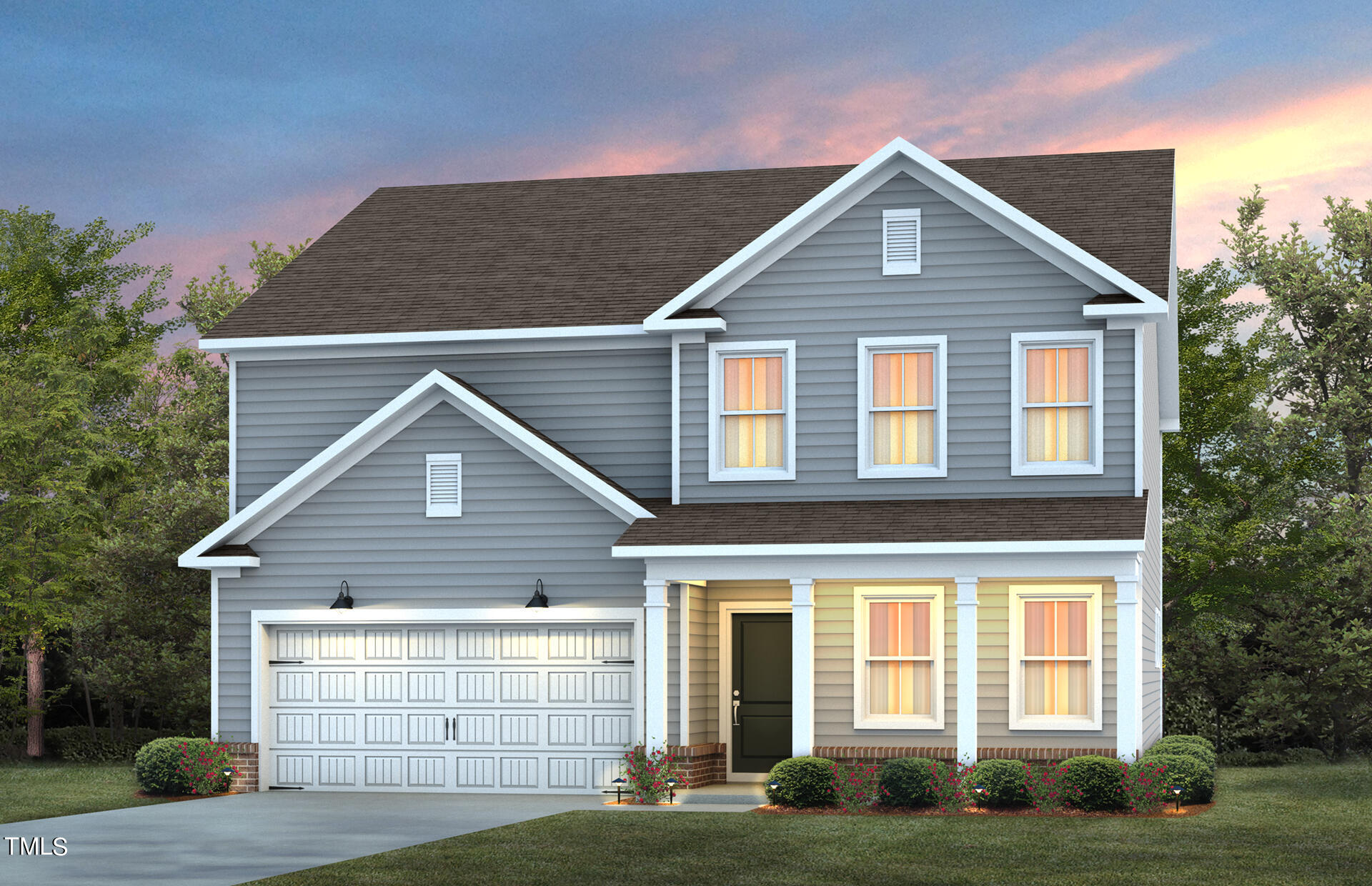 a view of outdoor space yard and front view of a house