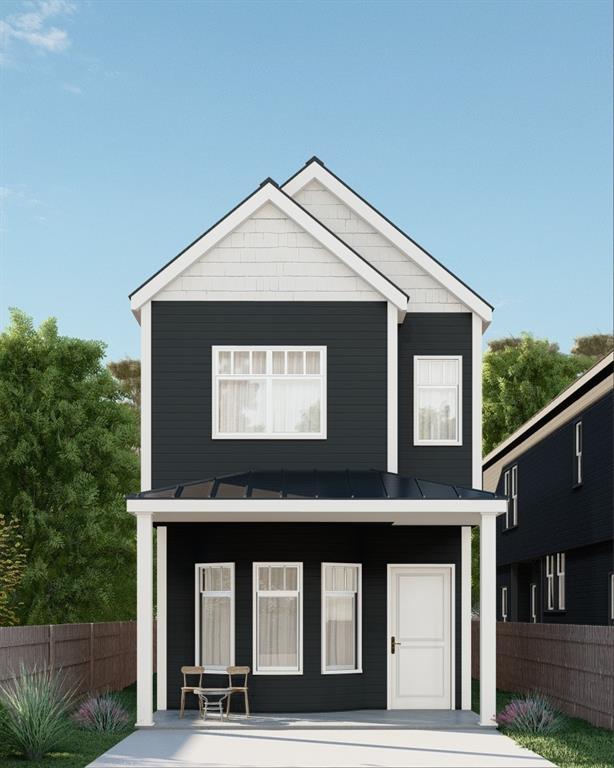 Minimalist & modern living at its finest! Welcome to 223 S Broadway St in the heart of the walkable Main Street District of La Porte, Texas. (Rendering is representative only)