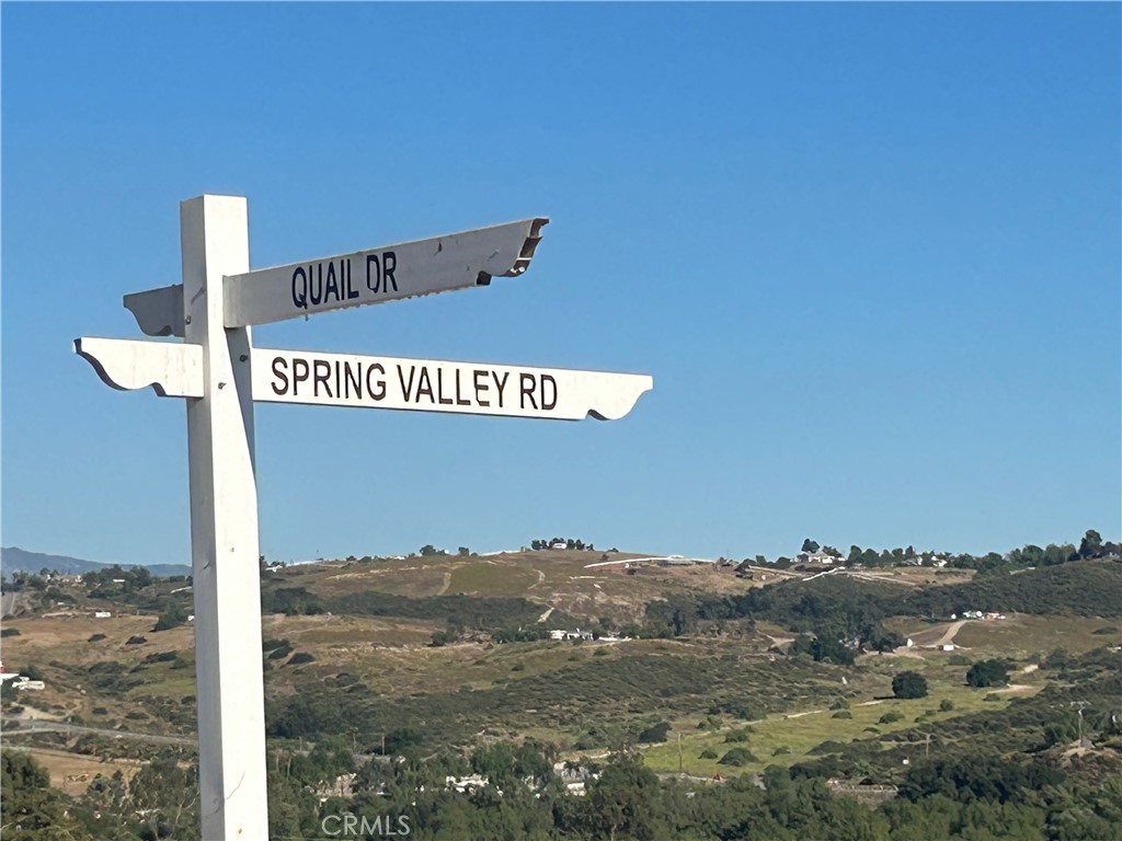 a view of a sign board