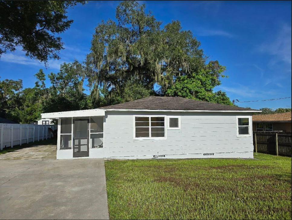 front view of house with a yard