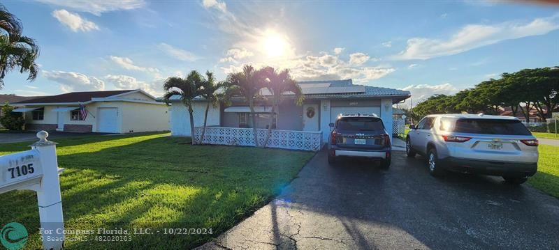 a view of a house with a porch