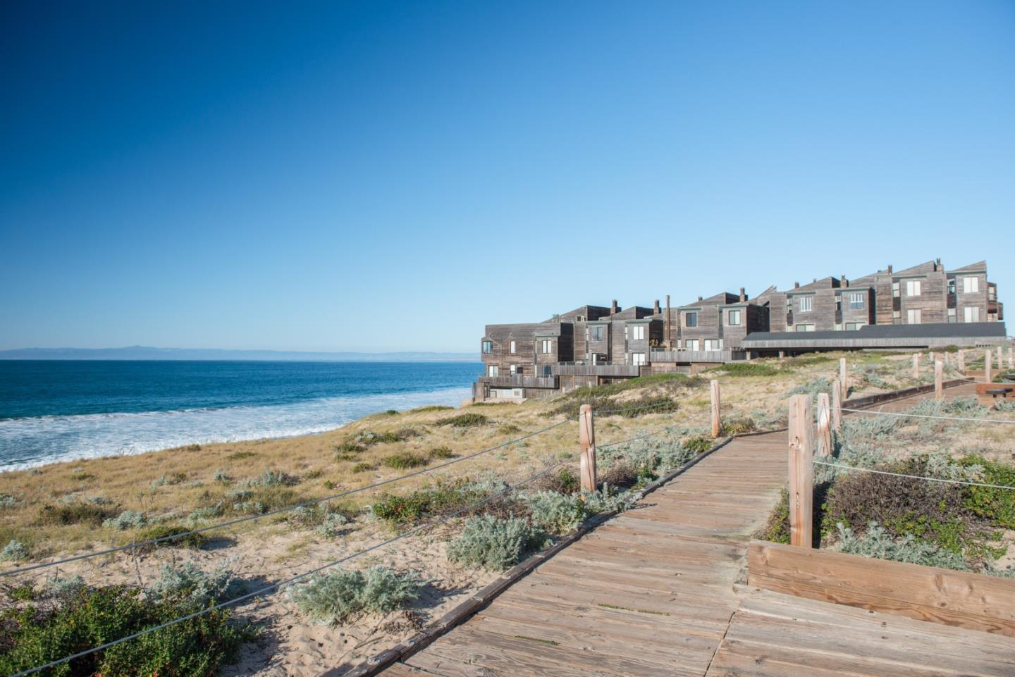 a view of ocean and city