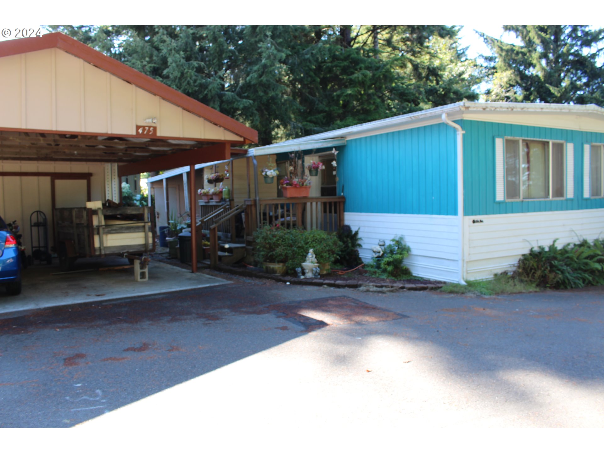 a view of a house with a patio