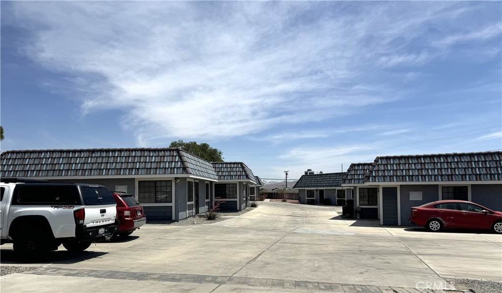 a view of a roof deck