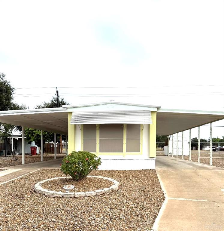 a front view of a building with street