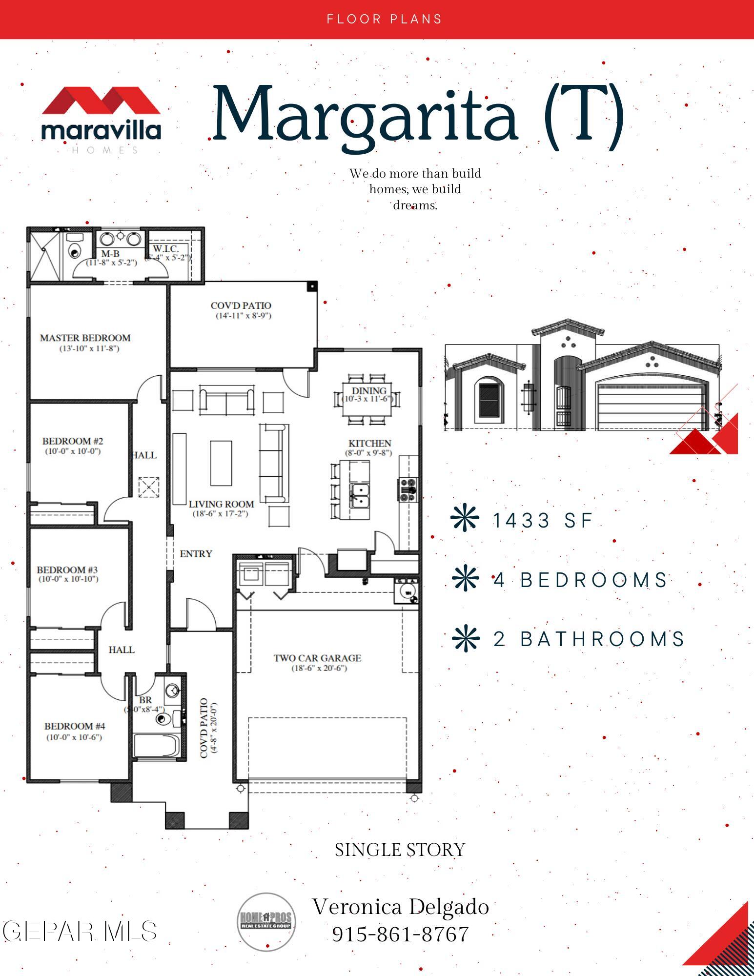 Margarita T floor plan