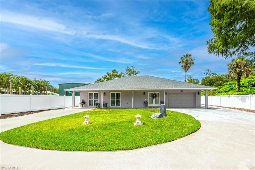 a view of a house with a swimming pool