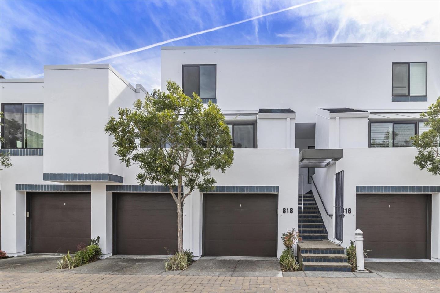 a house view with a outdoor space