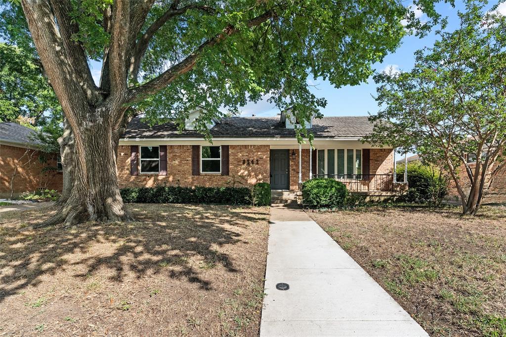 front view of house with a yard