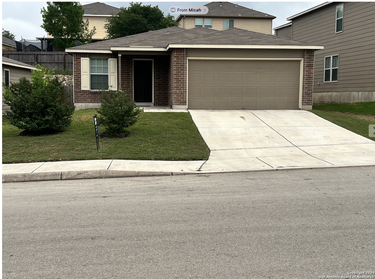 front view of house