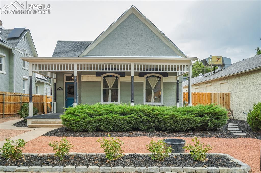 front view of a house