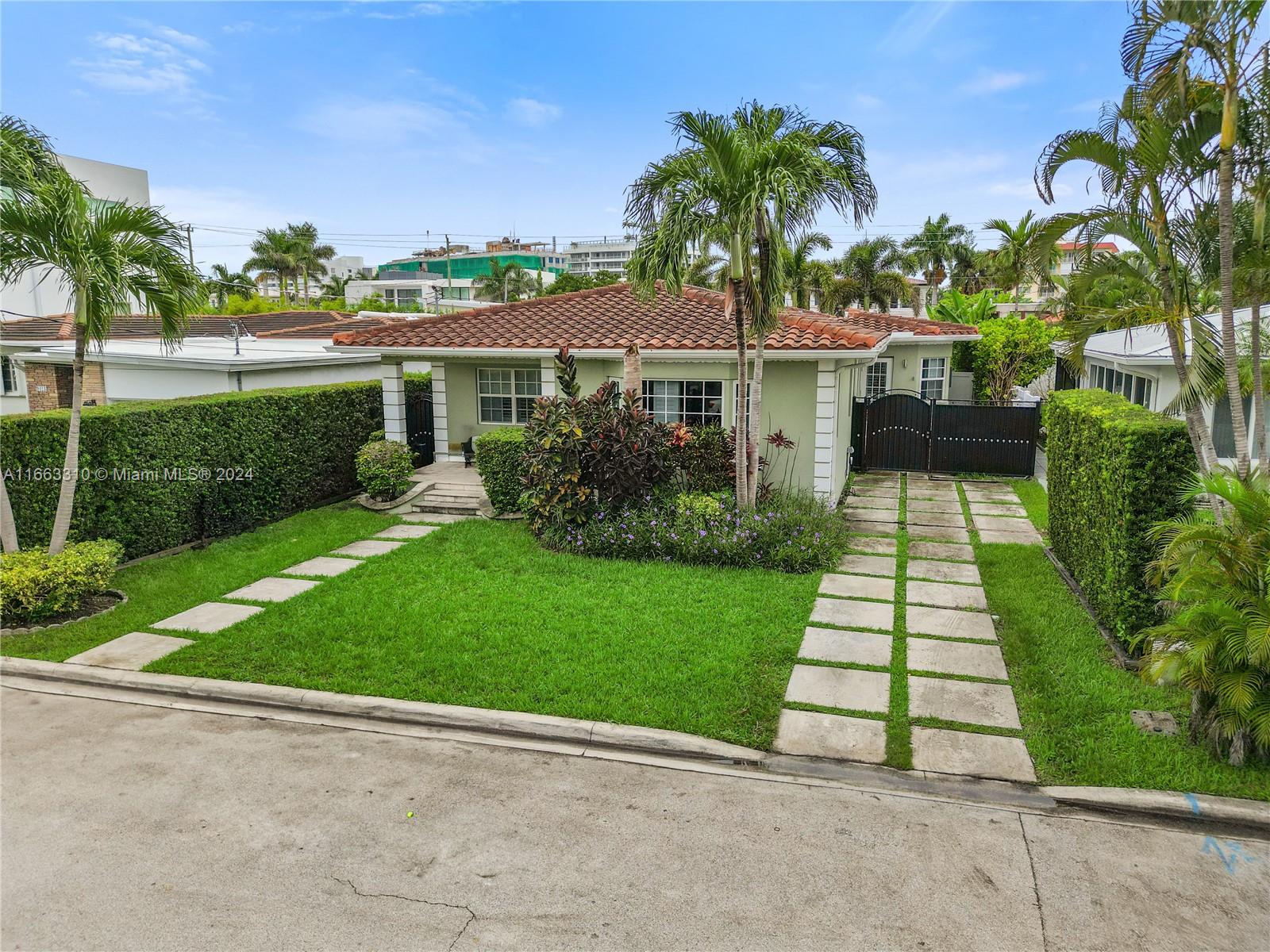 front view of house with a yard