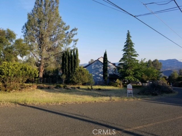 a view of a house with a yard and a street view