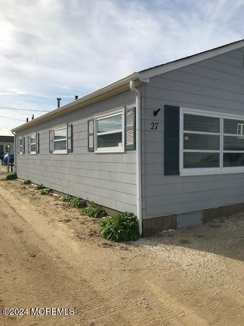 a backyard of a house