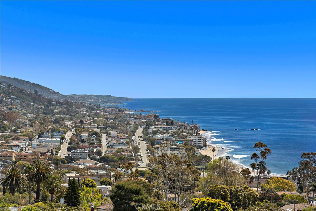 a view of city and ocean