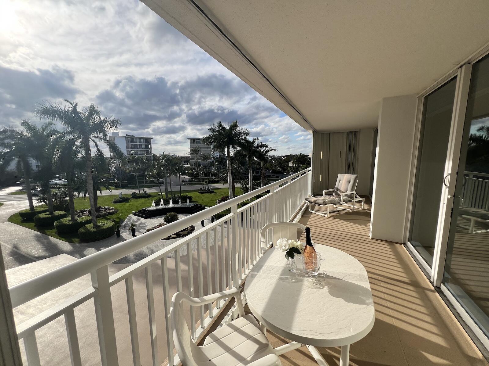 a view of balcony and deck