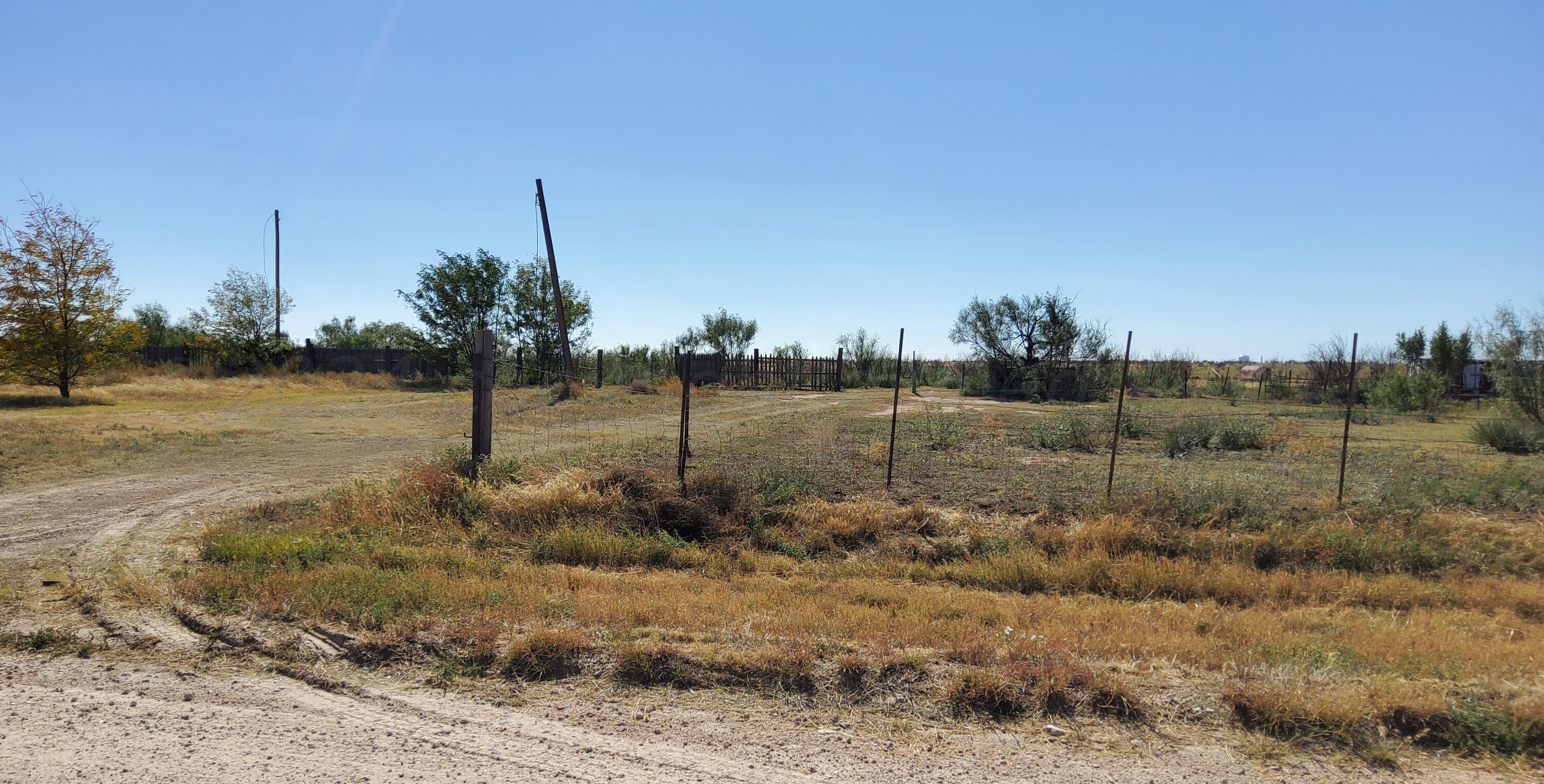 a view of a road with a dry yard