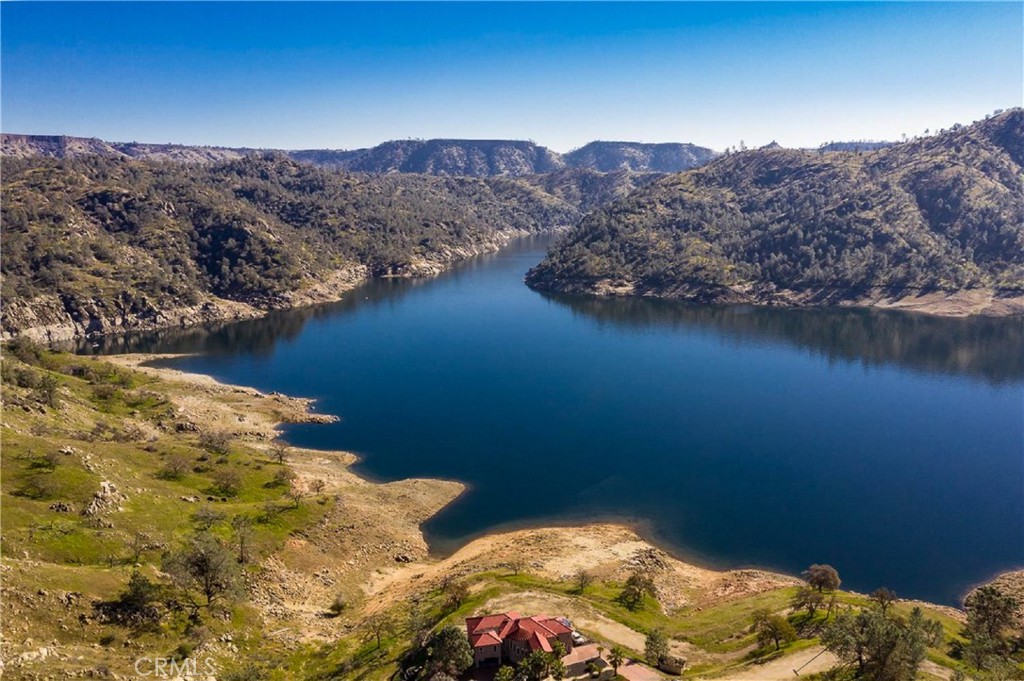 a view of lake and mountain