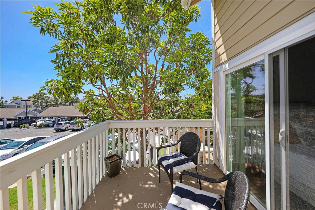 a view of balcony and patio