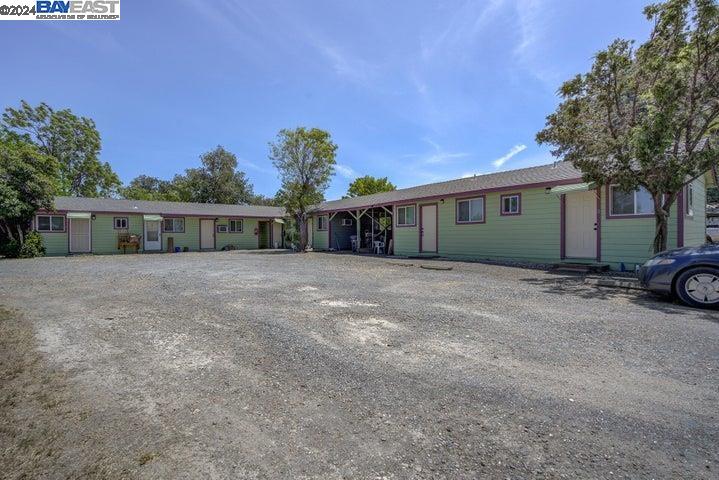 front view of a house with a outdoor space