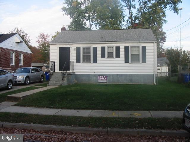 a house view with a garden space