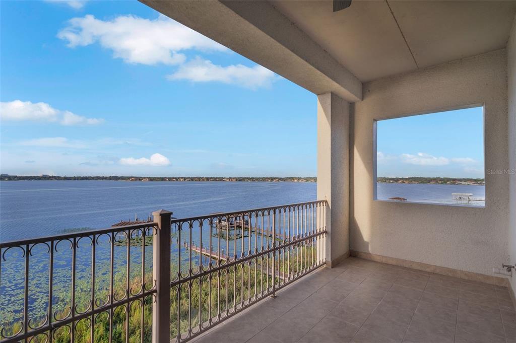 a view of a balcony