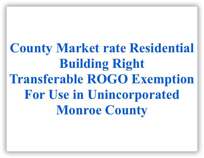 1 Transferable Rogo Exemption Duck, Marathon, FL 33050 | Compass