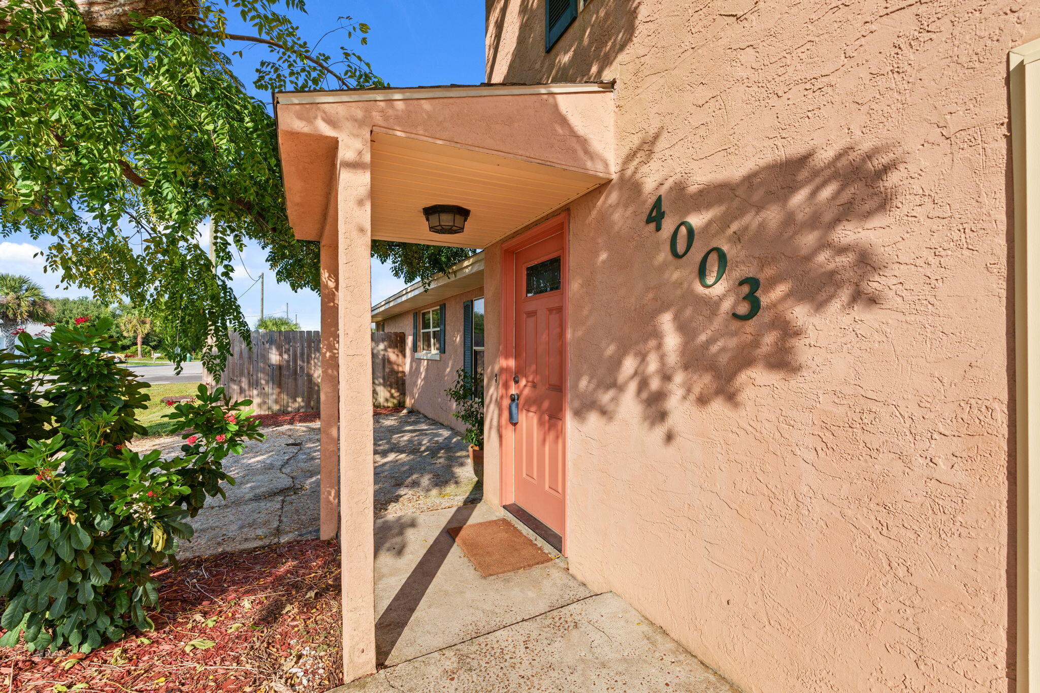 a view of door