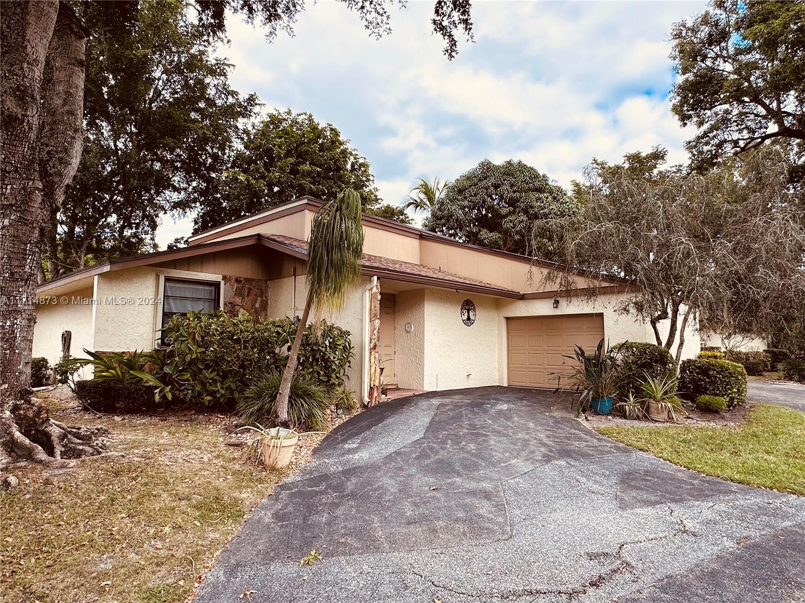 a view of a house with a patio